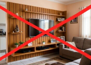 Adeus aos grandes painéis de TV de madeira ocupando toda a sala: a tendência minimalista para renovar o ambiente com suportes invisíveis direto na parede