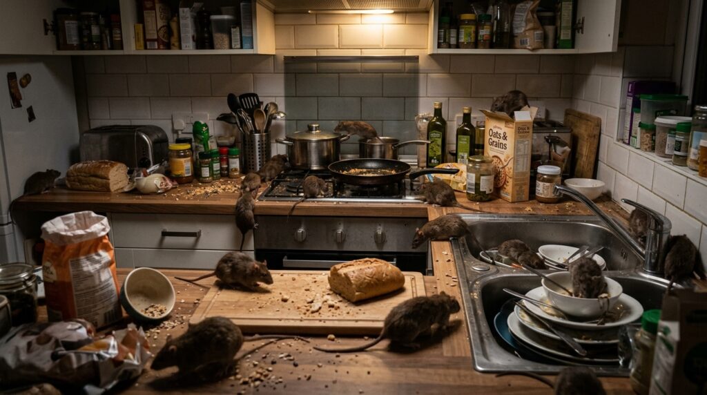 Erros comuns que atraem ratos para a sua cozinha sem que você perceba
