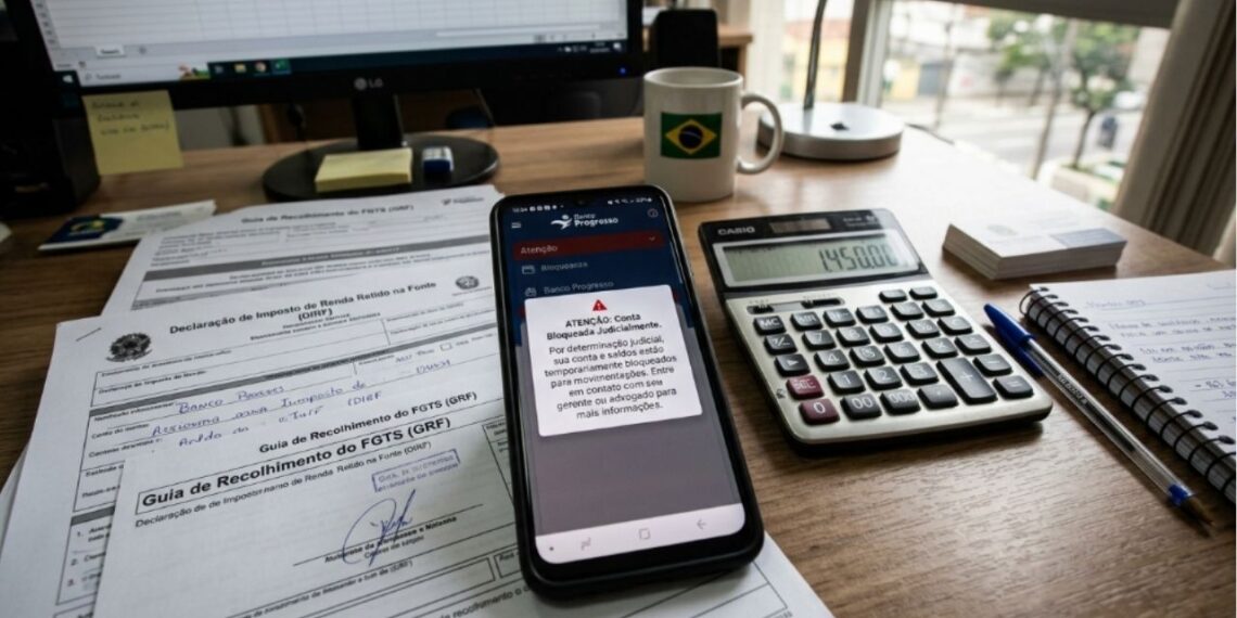 Receita Federal suspendeu todas as contas bancárias e cartões de crédito dos contribuintes na base de dados