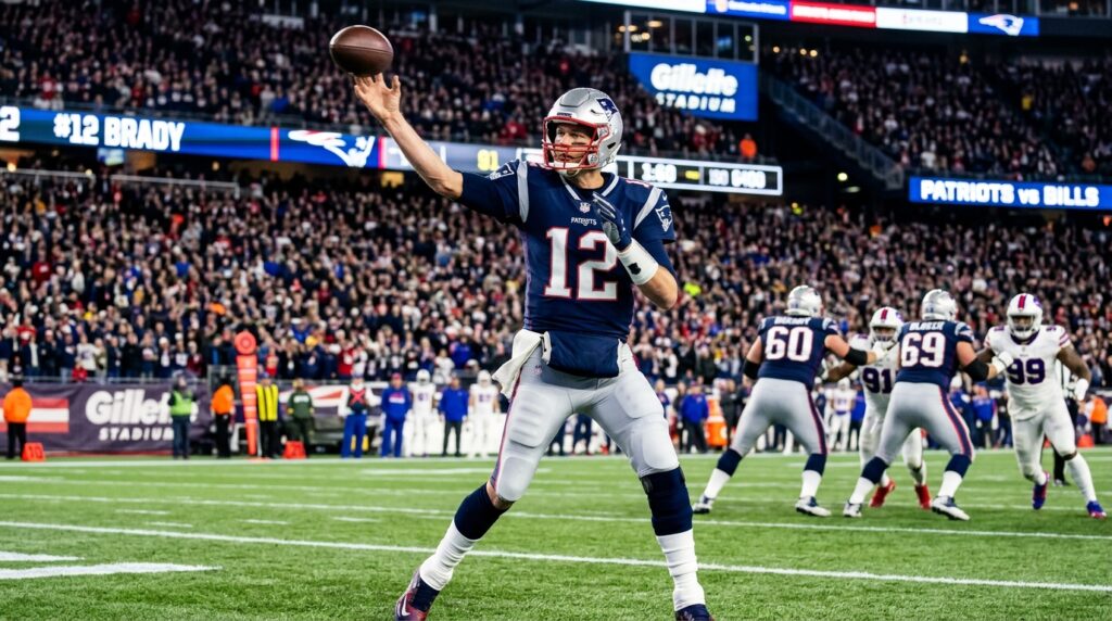Frase do dia de Tom Brady, resiliente e estratégico: "Os grandes não nascem; eles se recusam a aceitar limitações." – Essa frase explica como a recusa em aceitar derrota é atitude que transforma perdedores em vencedores e por que a mentalidade fixa é veneno para a excelência.