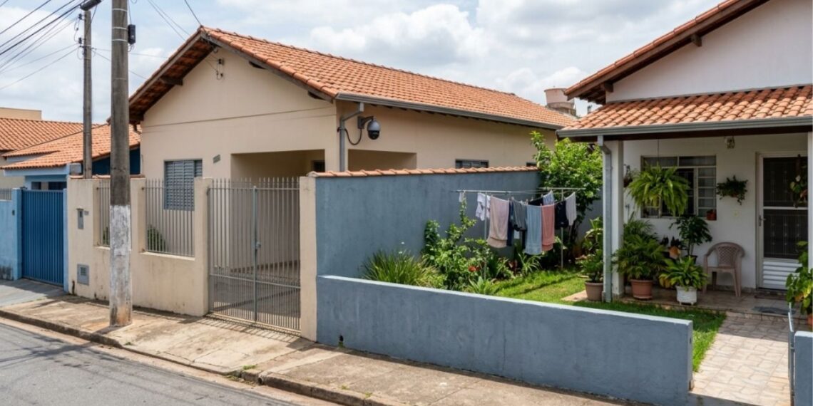 Um vizinho instala uma câmera de segurança no alto do muro apontada diretamente para a área de lazer da casa ao lado e é processado para remover o equipamento e pagar danos morais com base no direito à privacidade do Código Civil