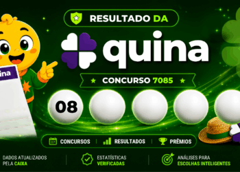 Quina 7085: alguém ganhou os R$ 10,5 milhões? Veja o resultado do concurso de quinta-feira (06/08)