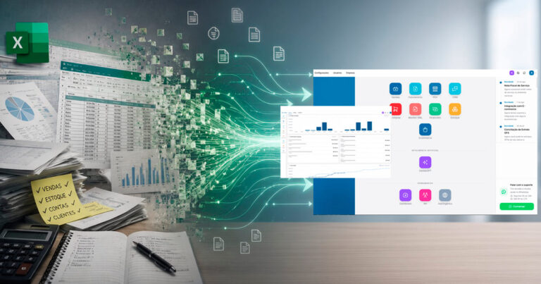Chega de planilha: como pequenos negócios estão trocando o Excel pelo ERP