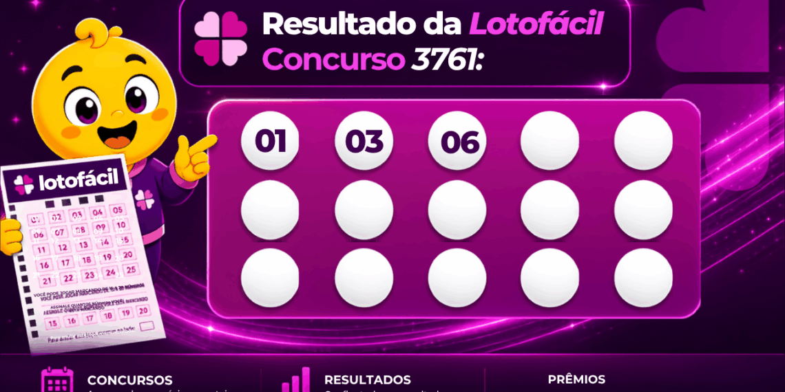 Lotofácil 3761: alguém ganhou os R$ 2 milhões? Veja o resultado do concurso de quinta-feira (13/08)