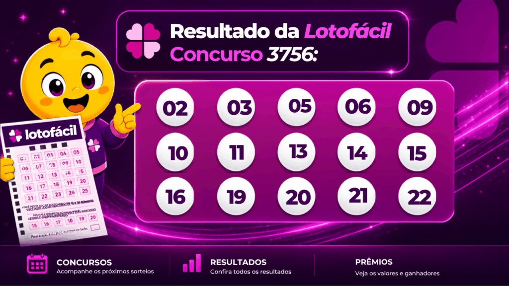 Lotofácil 3756: alguém ganhou os R$ 2 milhões? Veja o resultado do concurso de sexta-feira (07/08)