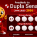 Dupla Sena 2994: alguém ganhou o prêmio principal? Veja o resultado do concurso de segunda-feira (10/08)