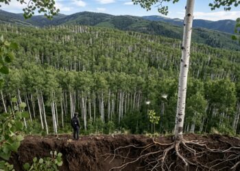 Como Pando forma um único organismo com 47 mil troncos