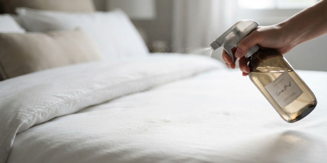 Borrifar água com vinagre e amaciante nos lençóis ao arrumar a cama de manhã: para que serve e quais são os seus benefícios?