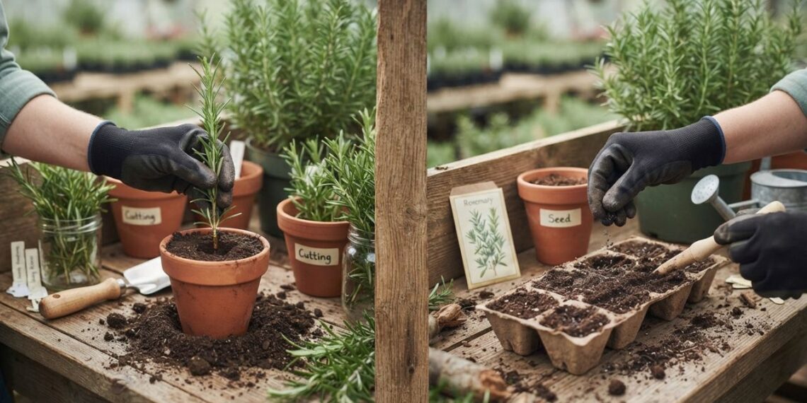 Plantando alecrim por estaca ou por semente: veja a diferença e qual é o jeito mais rápido de ter um pé cheio na cozinha, segundo especialistas