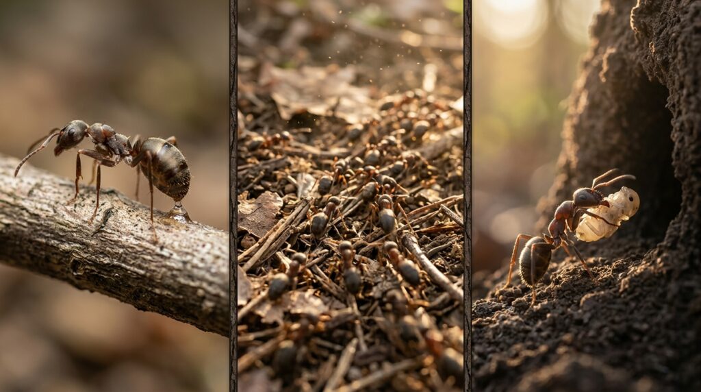 Escraviza colônias inteiras, mas não consegue se alimentar sozinha: a formiga que desafia a lógica da sobrevivência