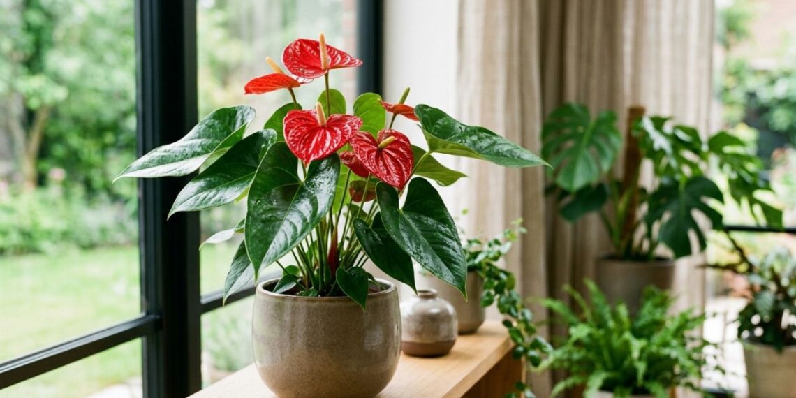 Como fazer a antúrio produzir flores vermelhas e brilhantes o ano todo sem usar adubos químicos caros, segundo floristas