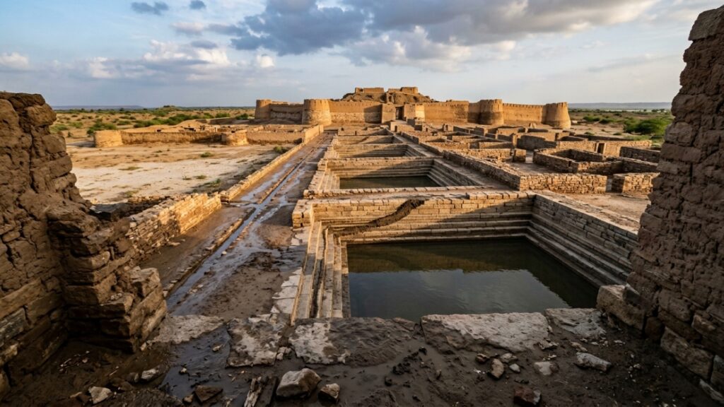 Archaeological_reconstruction_of%E2%80%A6_202608281253-1024x576 Há mais de 4.000 anos, uma cidade em região árida cercou suas muralhas com 16 reservatórios de até 79 metros para guardar praticamente cada gota de chuva