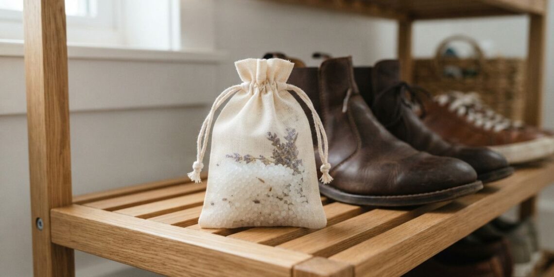 Colocar um sachê de tecido preenchido com sagu e essência dentro do armário de sapatos uma vez por mês: para que serve e quais são os seus benefícios de absorção?