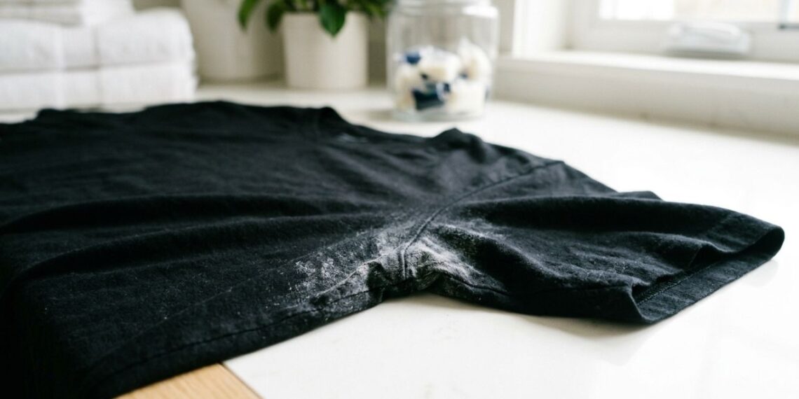 Nem sabão em pó, nem água sanitária: a melhor maneira de remover manchas de desodorante em roupas pretas usando bicarbonato e detergente, segundo lavanderias