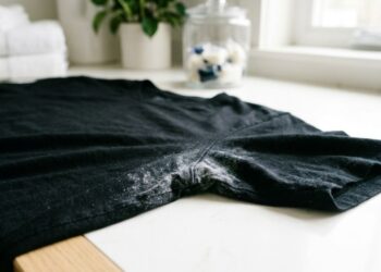 Nem sabão em pó, nem água sanitária: a melhor maneira de remover manchas de desodorante em roupas pretas usando bicarbonato e detergente, segundo lavanderias