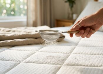 Nem limpador a vapor, nem produto importado: a melhor maneira de higienizar o colchão a seco usando bicarbonato e óleo essencial, segundo especialistas em limpeza