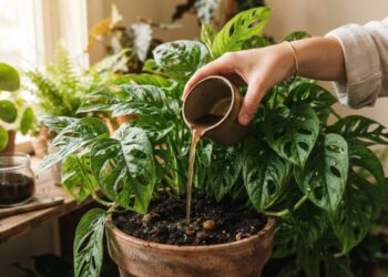 Despejar borra de café diluída na terra das plantas uma vez por mês: para que serve e quais são os seus benefícios para a folhagem?