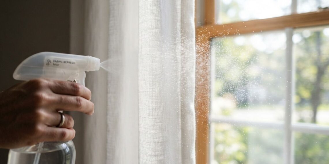 Borrifar mistura de água, álcool e amaciante nas cortinas uma vez por semana: para que serve e quais são os seus benefícios?