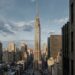 Estrutura do 111 West 57th Street contra o vento