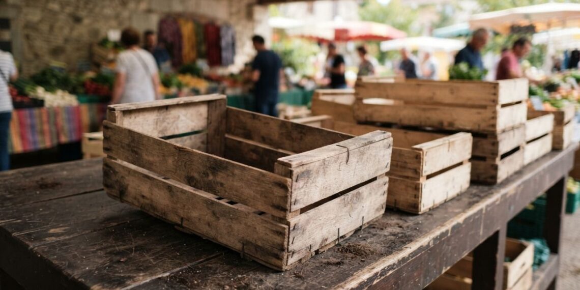 Se você tem caixas de feira de madeira reaproveitadas, você tem um tesouro em casa: por que e para que forrá-las com geotêxtil para criar hortas suspensas de ervas medicinais