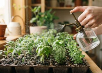 Borrife infusão fria de casca de alho nas bandejas de germinação uma vez por semana: para que serve e quais são os seus benefícios repelentes naturais?