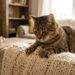 Gatos amassam cobertores antes de deitar: o instinto de milhões de anos que ainda vive na sala de casa