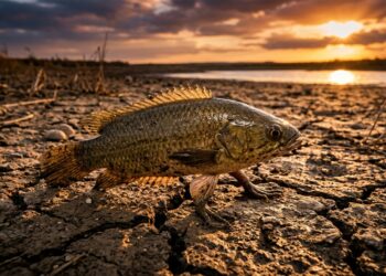 O peixe que atravessa terra firme e sobrevive dias fora d'água usando as próprias nadadeiras
