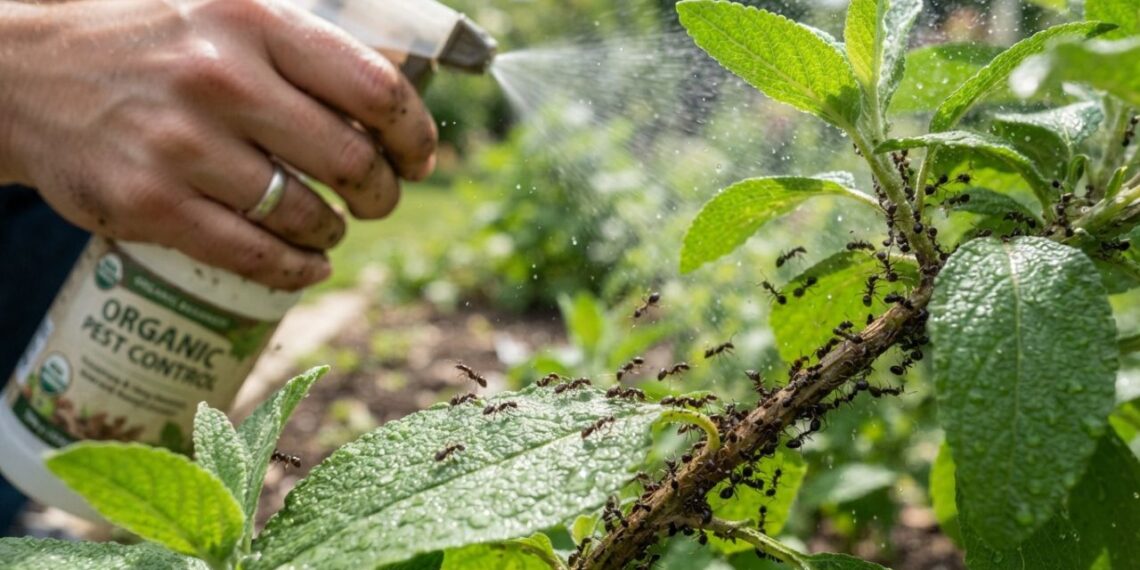 Nem defensivo químico pesado, nem calda tóxica: a melhor maneira de afastar formigas dos vasos usando borrifação de extrato aquoso de cravo-da-índia, segundo horticultores