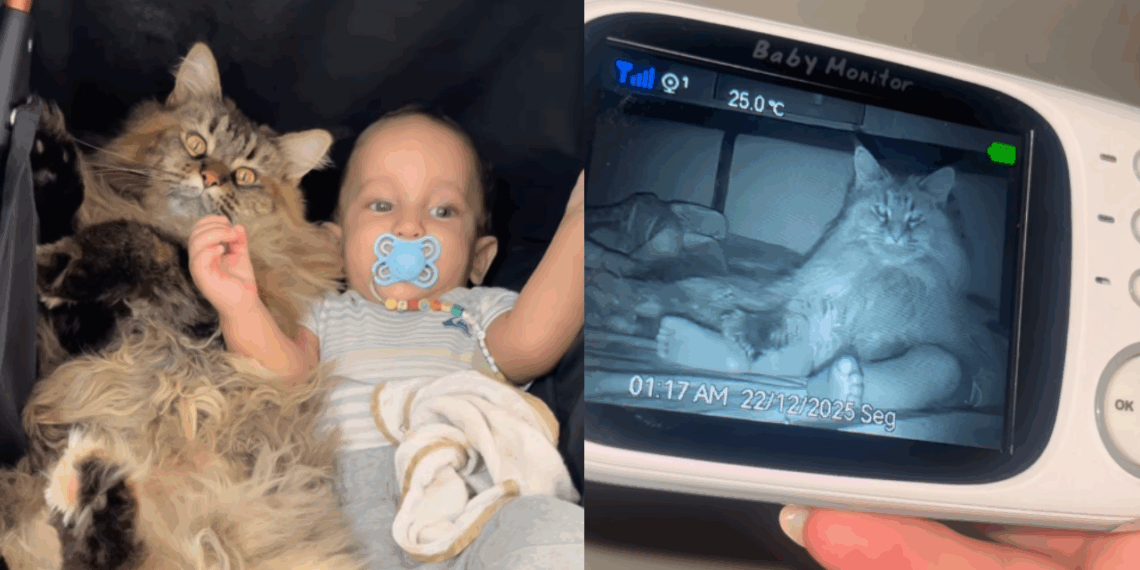 Gata internada se acalma com blusa de bebê e revela o poder do vínculo emocional entre espécies