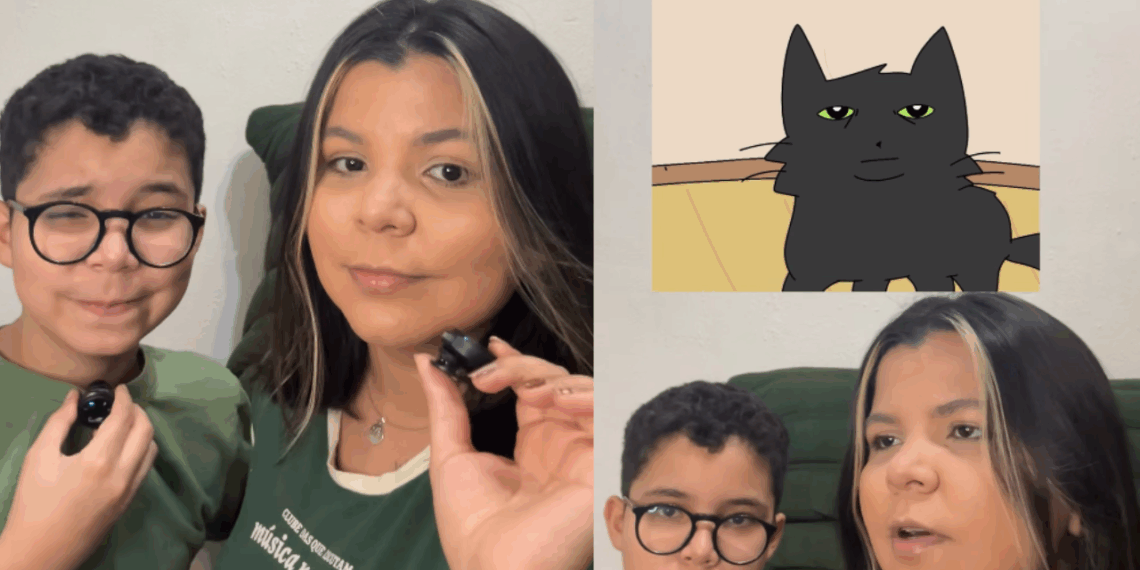 "Estratégia de artista": menino cria animação sobre travessuras felinas para convencer pais a adotar gatinho