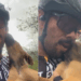 "Choro de alívio": filhote de choro tocante é salvo por ciclista em rodovia de Minas Gerais