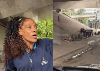 "Eles vêm antes de mim": mulher em situação de rua cria vila para cães em São Paulo