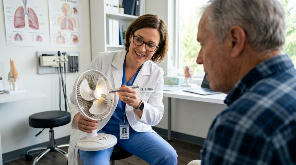 Por que dormir com ventilador ligado a noite toda pode estar causando sua rinite, segundo pneumologistas