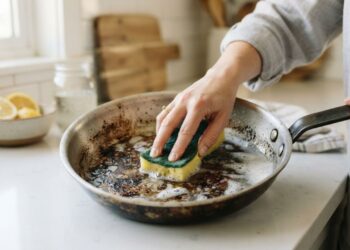 Nem esponja de aço, nem produto corrosivo: a melhor maneira de remover manchas amareladas de frigideiras de alumínio usando vinagre e limão, segundo cozinheiros