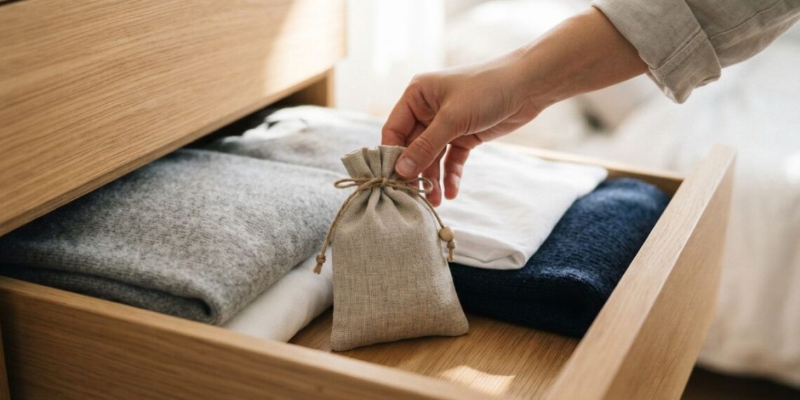 Colocar um sachê de tecido com giz de cera ralado e essência dentro da gaveta de roupas uma vez por mês: para que serve e quais são os seus benefícios contra a umidade?