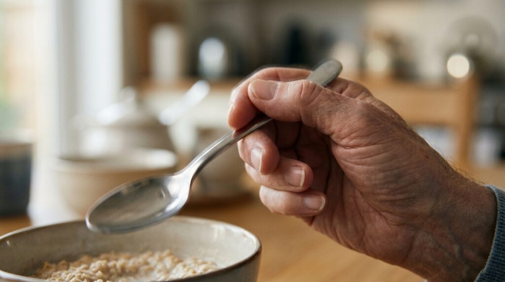 A vergonha de derramar café e a mão que treme escondem um sinal neurológico que poucos investigam