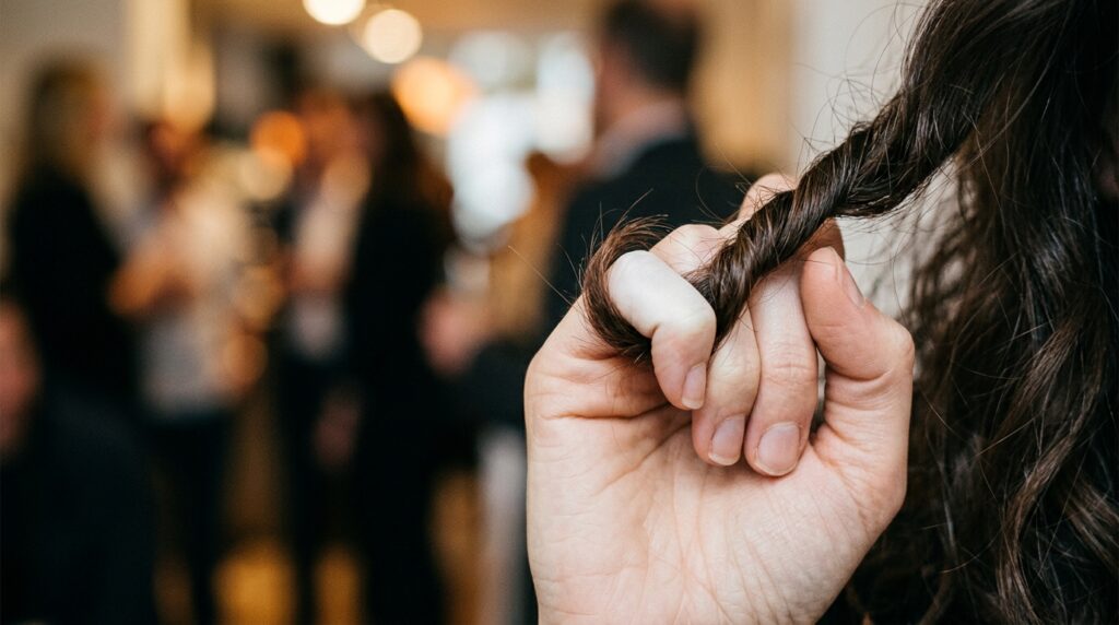 Segundo a psicologia, brincar com o cabelo durante conversas revela nervosismo e falta de confiança