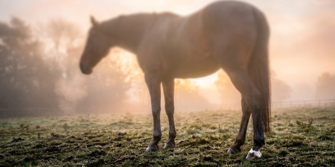Cavalos dormem em pé e quase nunca caem: o sistema de tendões que desafia a gravidade