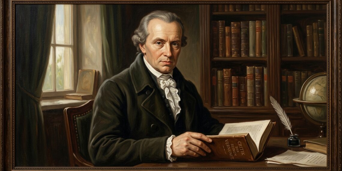 Frase do dia de Immanuel Kant, filósofo prussiano do idealismo: "Aja apenas segundo a máxima que você gostaria que se tornasse lei universal”