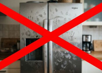 Adeus, marcas de dedos engorduradas em puxadores de inox escovado: nova limpeza rápida com pano de microfibra e álcool isopropílico remove a oleosidade sem deixar manchas, segundo arquitetos