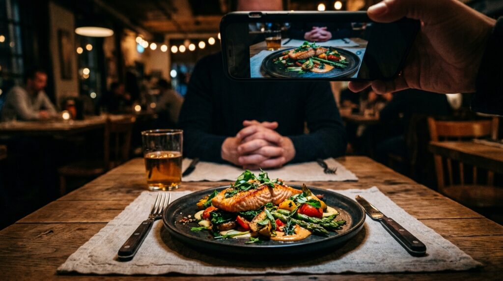 Segundo a psicologia, fotografar a comida antes de comer é uma forma de validar experiências sociais