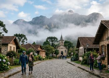 Um pico a 2.050 metros de altitude, neblinas densas que lembram os Alpes e o título oficial de Cidade Santuário conquistado em 1911: os segredos da Serra da Mantiqueira