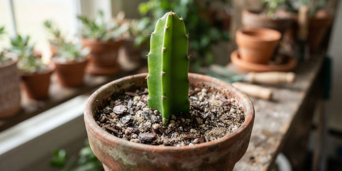 Como fazer a muda de pitaya em vaso enraizar com alta taxa de sucesso usando substrato leve de areia grossa e casca de pinus triturada, segundo produtores