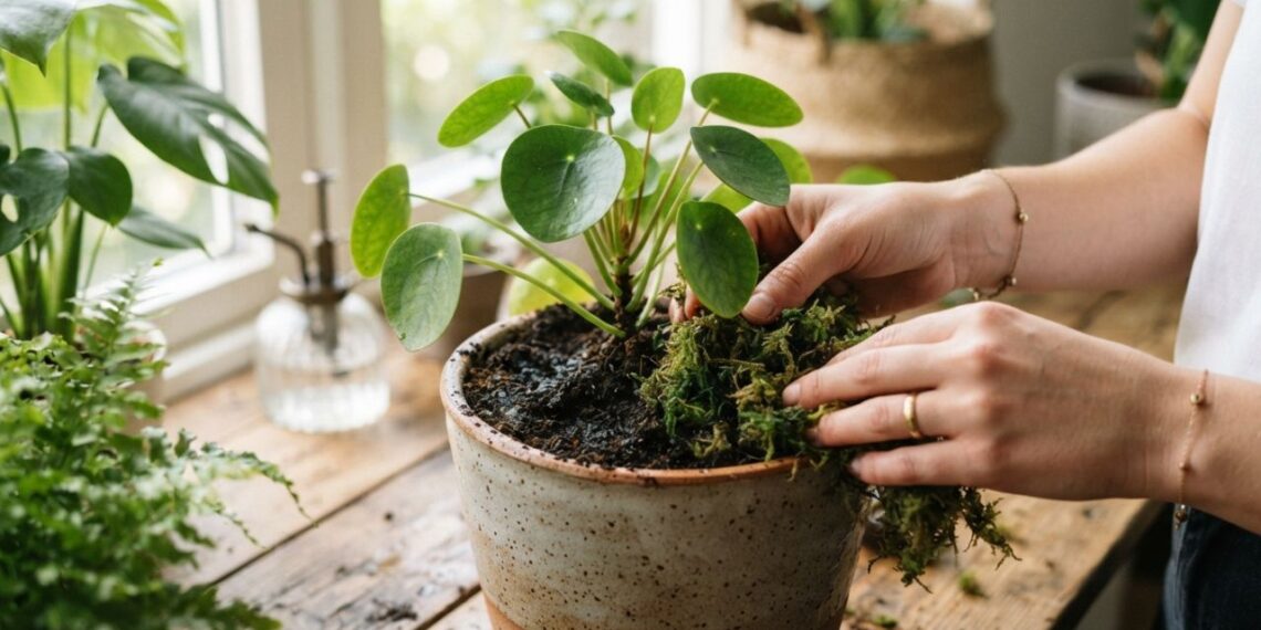 Adeus, vasos de plantas que perdem nutrientes na rega: nova camada de musgo esfagno na superfície retém a umidade ideal por mais tempo, segundo especialistas