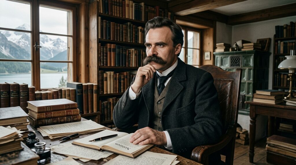 Frase do dia de Nietzsche: "Aquilo que não me mata, me fortalece" — a dor como matéria-prima da potência