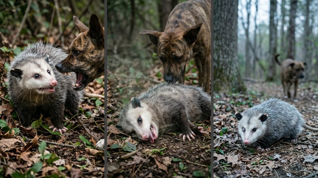 O animal que se finge de morto por horas, incluindo o cheiro de decomposição, para enganar predadores