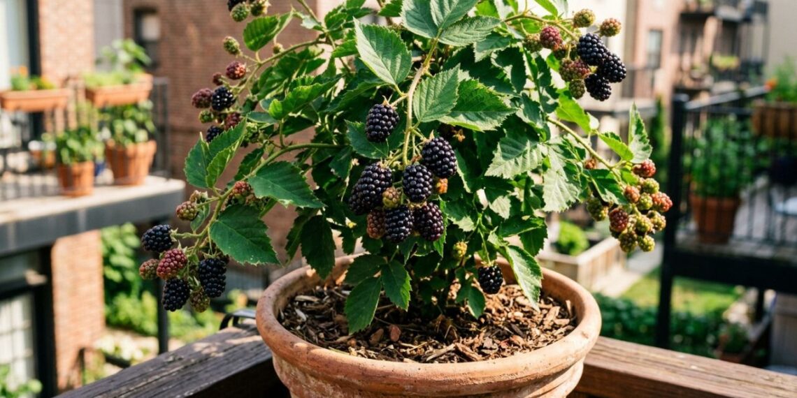 Como fazer o pé de amora carregar de frutos doces em vasos pequenos sem precisar de quintal grande, segundo horticultores