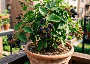 Como fazer o pé de amora carregar de frutos doces em vasos pequenos sem precisar de quintal grande, segundo horticultores