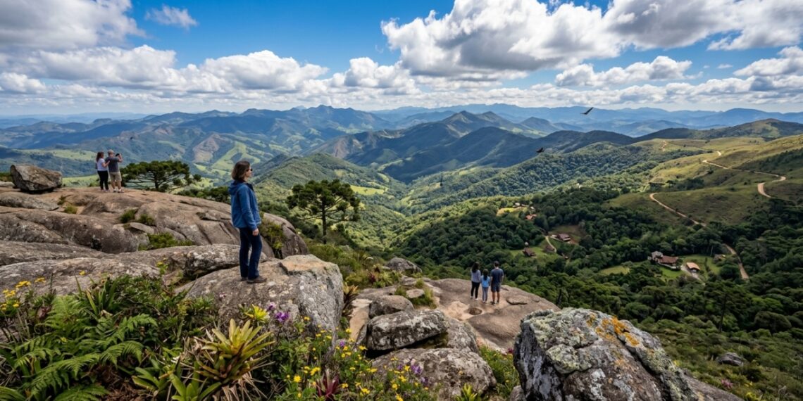 Pequena população pacata e alta gastronomia de montanha: este destino entre os picos mais famosos da serra atrai viajantes em busca de sossego
