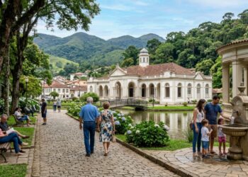 Águas minerais medicinais e arquitetura de 1911: esta estância hidromineral do sul do estado atrai tantos visitantes